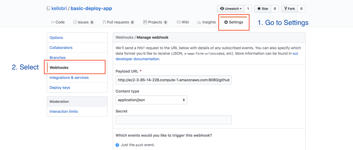 github-webhooks-settings